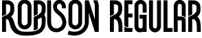 ROBISON Regular font - robinson.otf