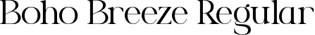 Boho Breeze Regular font - boho-breeze.otf