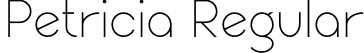 Petricia Regular font - Petricia.otf