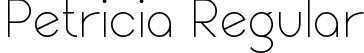 Petricia Regular font - Petricia.ttf