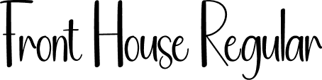 Front House Regular font - Front-House.otf