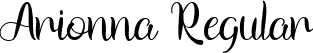 Arionna Regular font - Arionna.ttf