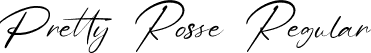 Pretty Rosse Regular font - PrettyRosse.otf