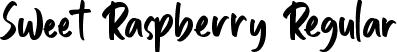 Sweet Raspberry Regular font - Sweet Raspberry.ttf