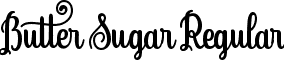 Butter Sugar Regular font - Butter Sugar.otf