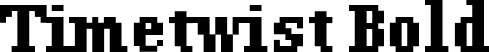 Timetwist Bold font - Timetwist-Bold.otf