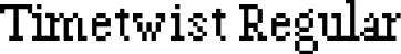 Timetwist Regular font - Timetwist-Regular.otf