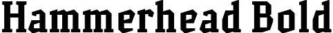 Hammerhead Bold font - Hammerhead-Bold.ttf