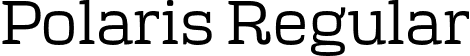 Polaris Regular font - Polaris-Regular.otf