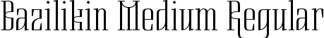 Bazilikin Medium Regular font - Bazilikin-Medium.ttf