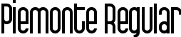 Piemonte Regular font - Piemonte.ttf