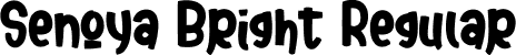 Senoya Bright Regular font - SenoyaBright.otf