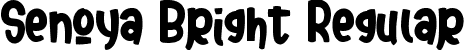 Senoya Bright Regular font - SenoyaBright.ttf