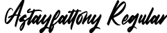 Astayfattony Regular font - Astayfattony.otf