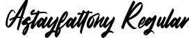 Astayfattony Regular font - Astayfattony.ttf