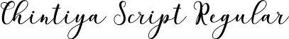 Chintiya Script Regular font - Chintiya Script.ttf