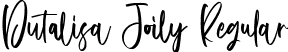 Dutalisa Joily Regular font - Dutalisa Joily.ttf