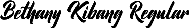 Bethany Kibang Regular font - BethanyKibang.otf