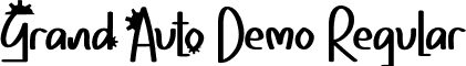 Grand Auto Demo Regular font - GrandAutoDemoRegular.ttf