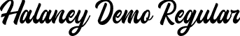 Halaney Demo Regular font - Halaney-Demo-BF64f814dcec62c.otf