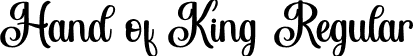 Hand of King Regular font - Hand of King.otf