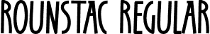 Rounstac Regular font - Rounstac.otf