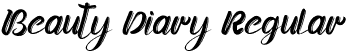 Beauty Diary Regular font - BeautyDiary.otf