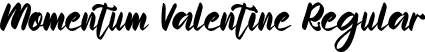 Momentum Valentine Regular font - MomentumValentine.otf