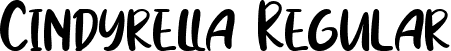 Cindyrella Regular font - Cindyrella.ttf