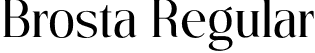 Brosta Regular font - Brosta.otf