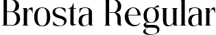 Brosta Regular font - Brosta.ttf