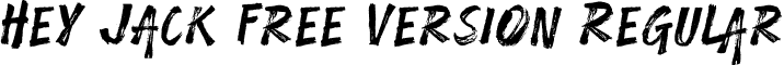 Hey Jack Free Version Regular font - Hey Jack Free Version.otf