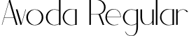 Avoda Regular font - Avoda Free Trial.otf