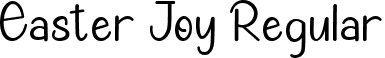 Easter Joy Regular font - Easter Joy.ttf