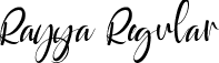 Rayya Regular font - Rayya.ttf