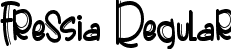 Fressia Regular font - Fressia.ttf