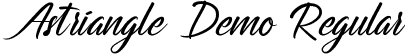 Astriangle Demo Regular font - AstriangleDemoRegular.ttf