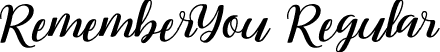 RememberYou Regular font - RememberYou.ttf