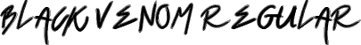 Black Venom Regular font - black venom.otf