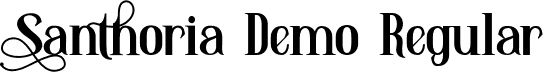 Santhoria Demo Regular font - SanthoriaDemo-Regular.otf