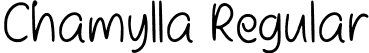 Chamylla Regular font - Chamylla-Regular.ttf