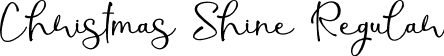 Christmas Shine Regular font - ChristmasShineFONT.otf