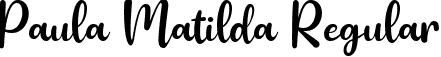 Paula Matilda Regular font - PaulaMatilda-Yz7pO.ttf