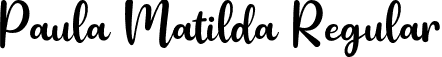 Paula Matilda Regular font - Paulamatildaregular-8MoGg.otf