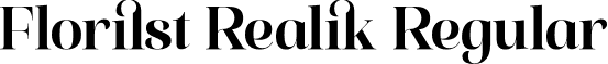 Florilst Realik Regular font - Florilst-Realik.otf