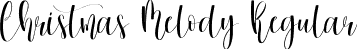 Christmas Melody Regular font - Christmas Melody.ttf