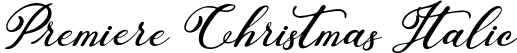 Premiere Christmas Italic font - Premiere Christmas Italic - TTF.ttf