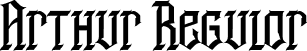 Arthur Regular font - Arthur.otf