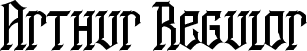 Arthur Regular font - Arthur.ttf