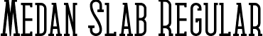 Medan Slab Regular font - MedanSlab.ttf